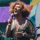 As cantoras Liniker e Maria Gadú se apresentam com a banda Francisco, el Hombre no último dia de Lollapalooza 2018 - Felipe Gabriel/UOL