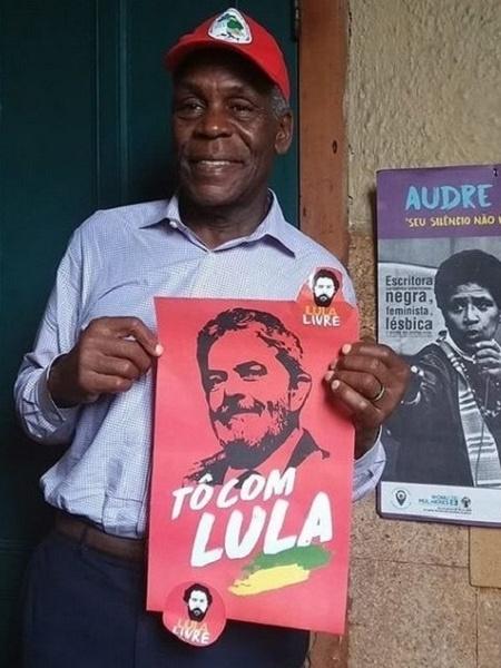 Danny Glover posta foto pedindo liberdade a Lula - Reprodução/Instagram - Reprodução/Instagram