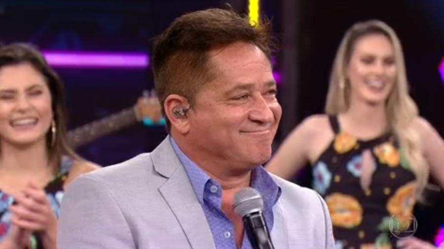 Faustão pede Leonardo para cantar Roberto Carlos: "Não sei cantar essa porr*, não" - Reprodução/TV Globo