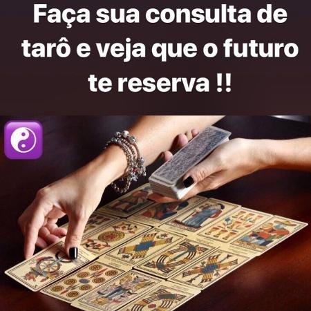 Mãe Letícia faz atendimentos pelo Whatsapp; consulta com búzios e tarô sai por R$ 150 - Reprodução/Instagram - Reprodução/Instagram