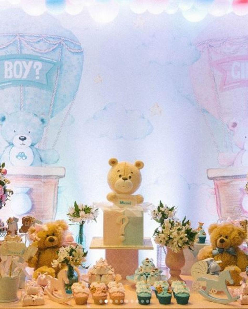 Chá revelação filha de Philippe Coutinho - Instagram/@lorenaduquefestas