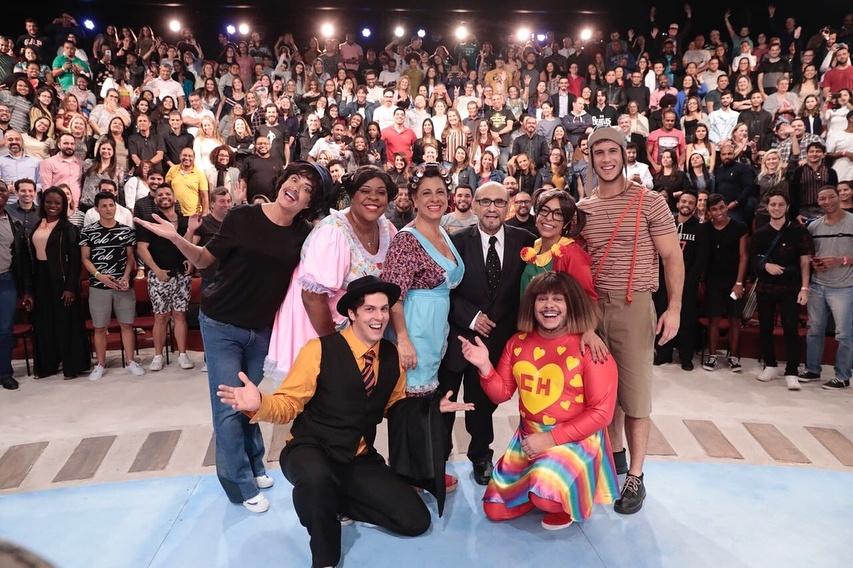 Edgar Vivar, o Sr. Barriga de "Chaves", participa de episódio de "Vai que Cola" em homenagem à série mexicana - Reprodução/Instagram/cacauprotasiooficial