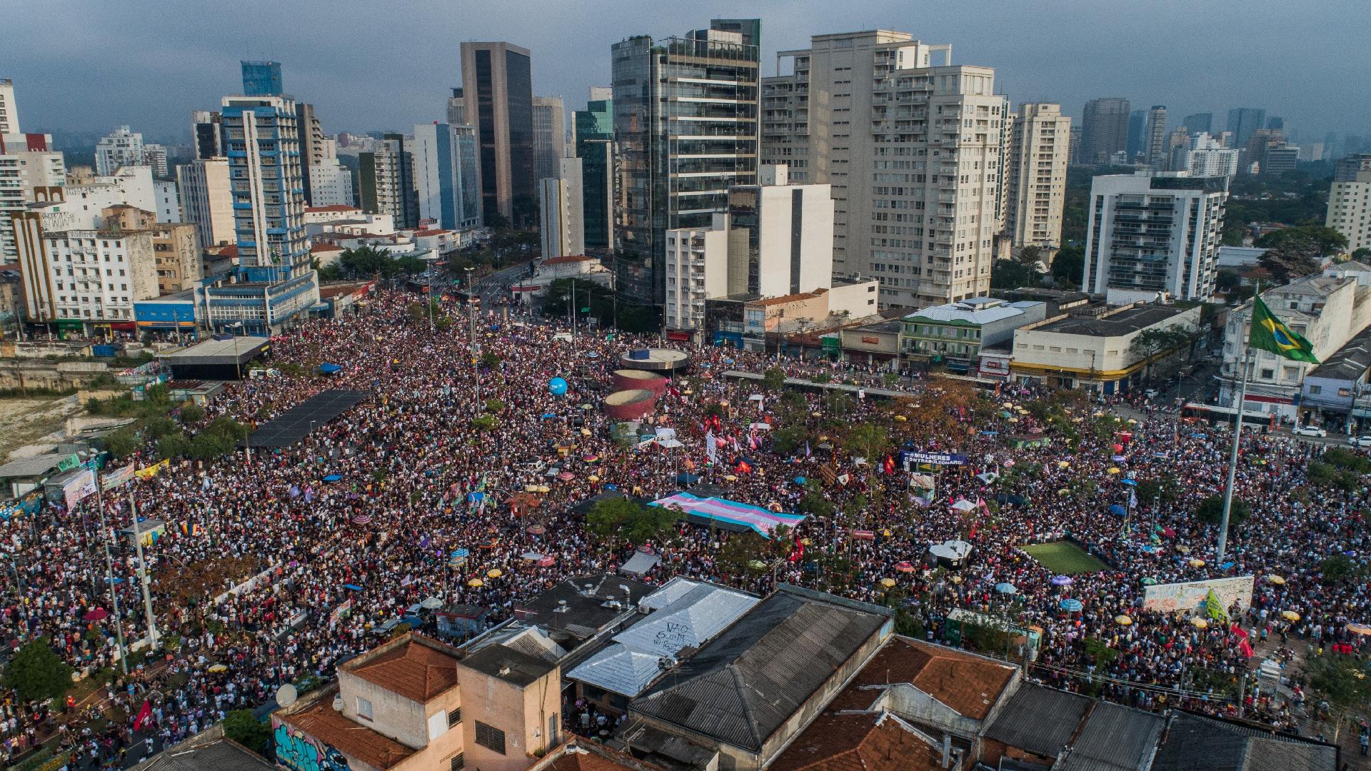 Ato em São Paulo - Nelson Antoine/Folhapress