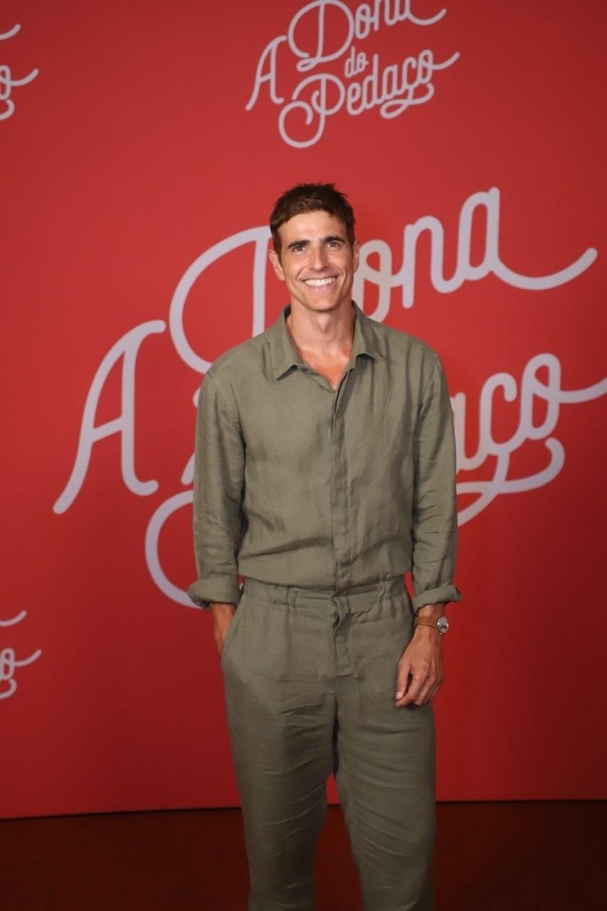 Reynaldo Gianecchini no lançamento da trama, no Rio - Francisco Silva/AgNews