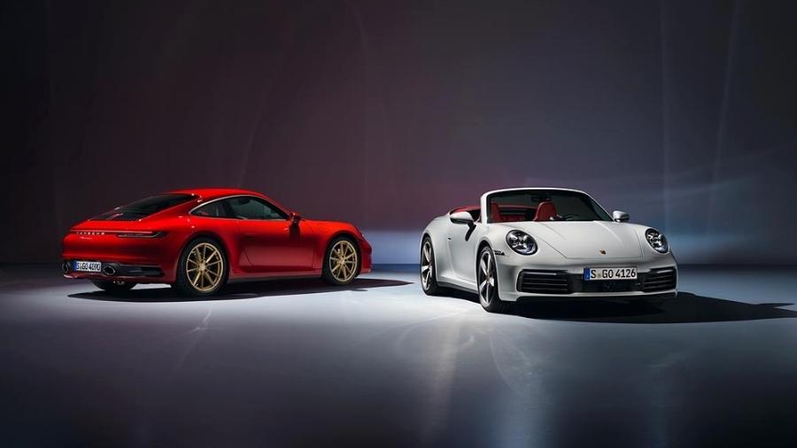 Porsche 911 Carrera Coupé e Cabroilet - Divulgação/Porsche