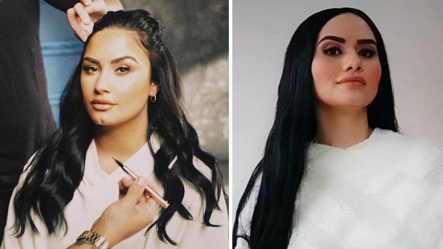 Demi Lovato e Paloma Silva - Reprodução/Instagram