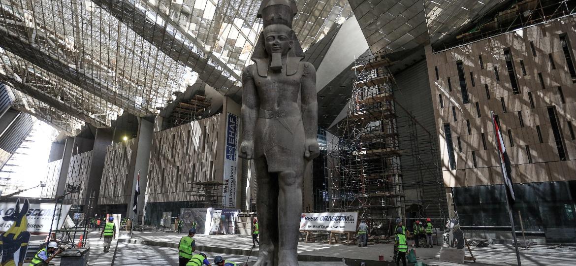 Grand Egyptian Museum é uma das atrações que prometem animar turistas em 2021 - picture alliance via Getty Images