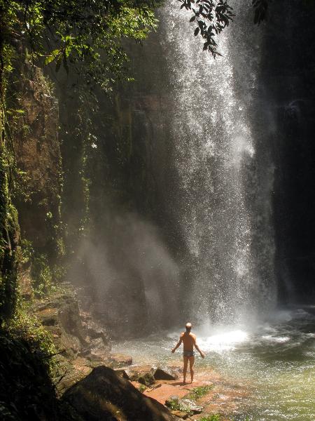 Cachoeira Água Limpa, a 42 quilômetros de Barra do Garças - Eduardo Vessoni - Eduardo Vessoni