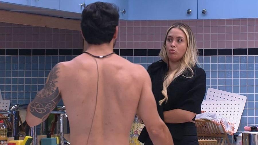 BBB 21: Rodolffo e Sarah criticam brothers por confusão de compras da xepa - Reprodução/Globoplay