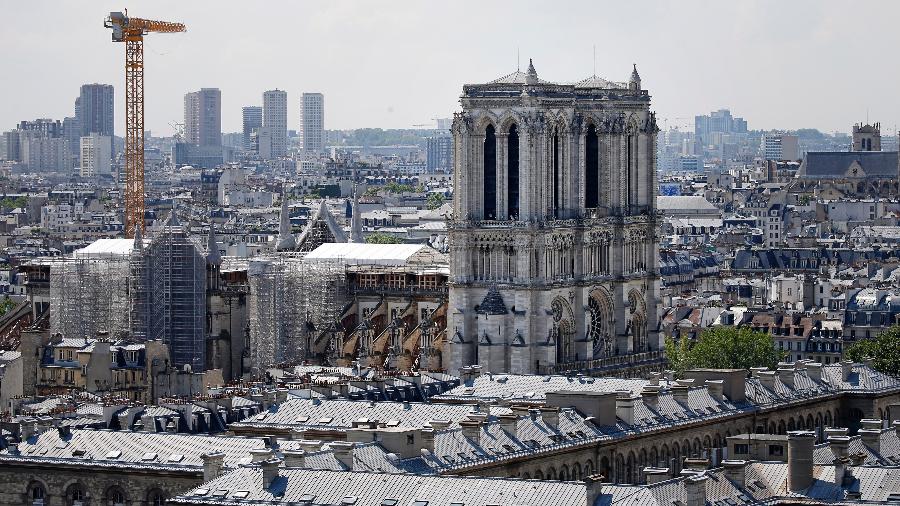 Catedral de Notre Dame em reconstrução - Chesnot/Getty Images