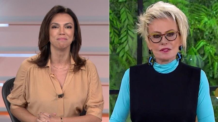 Ana Paula Araújo cobra coxinhas de Ana Maria Braga - Reprodução/Rede Globo