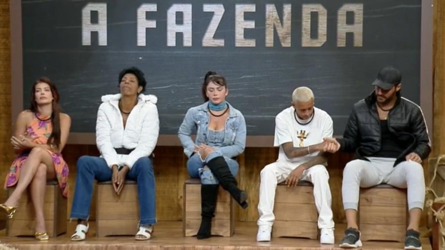 A Fazenda  Jaque, Márcia, Lucas e Sander estão na Roça