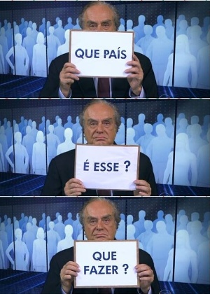 Arnaldo Jabor - Reprodução/TV Globo Montagem/Gilvan Marques/UOL - Reprodução/TV Globo Montagem/Gilvan Marques/UOL