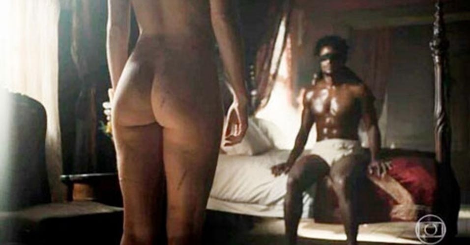 liberdade liberdade picante - dionisia e escravo - Reprodução/TV Globo