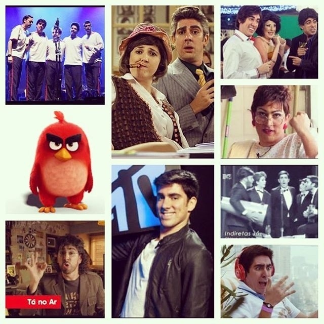 5.set.2016 - Dani Calabresa parabenizou o marido, Marcelo Adnet, pelos 35 anos. Em seu perfil no Instagram, a humorista publicou uma montagem com trabalhos do companheiro e fez uma declaração de amor: "Seu humor e sua inteligência são inspiradores. Assisto, aplaudo, amo e me emociono. Parabéns, meu Muxinho", escreveu. Casados há seis anos, Adnet e Calabresa tiveram duas crises conhecidas publicamente - Reprodução/Instagram/calabresadani