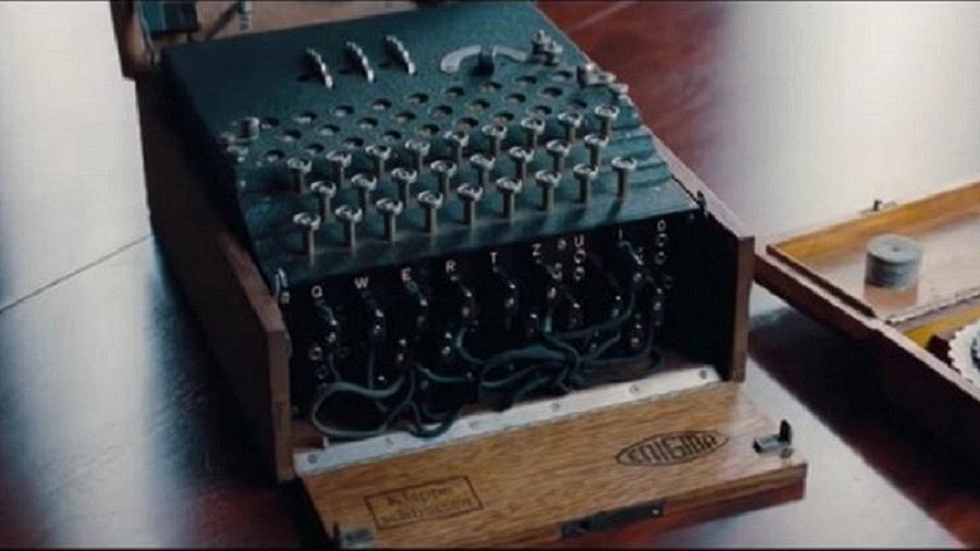 Máquina Enigma mostrada no filme "O Jogo da Imitação", dirigido por Morten Tyldum - Reprodução