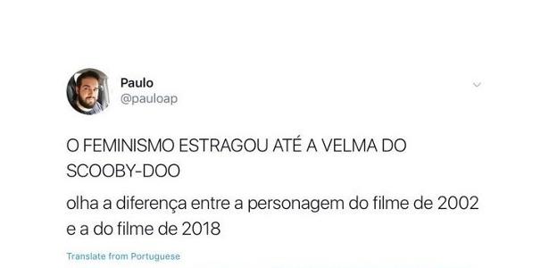 Piada machista com Velma do Scooby-Doo levanta debate e mais