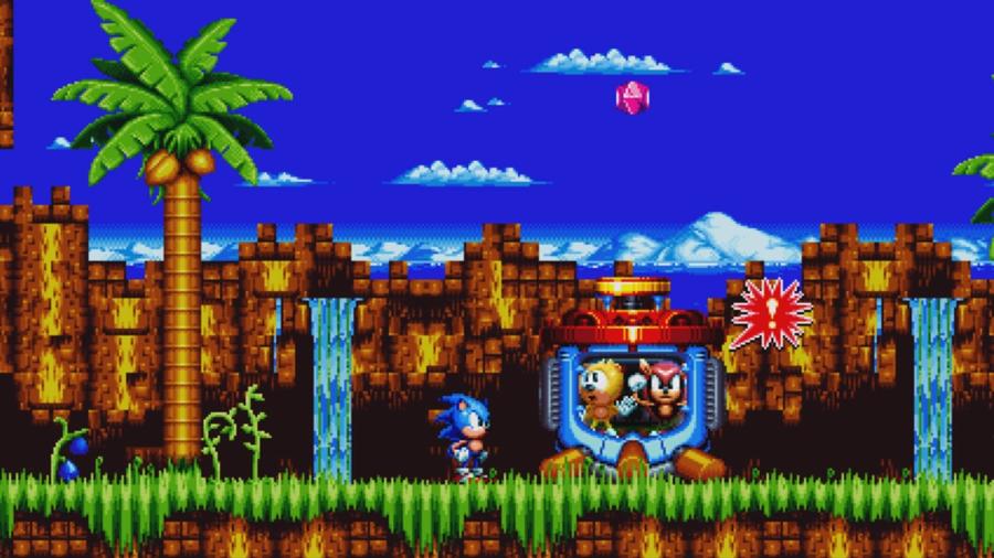 Cenário do game do Sonic - Divulgação