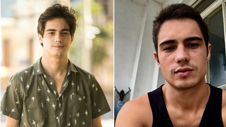 Danilo Mesquita antes e depois de mudar o visual - Reprodução/Instagram