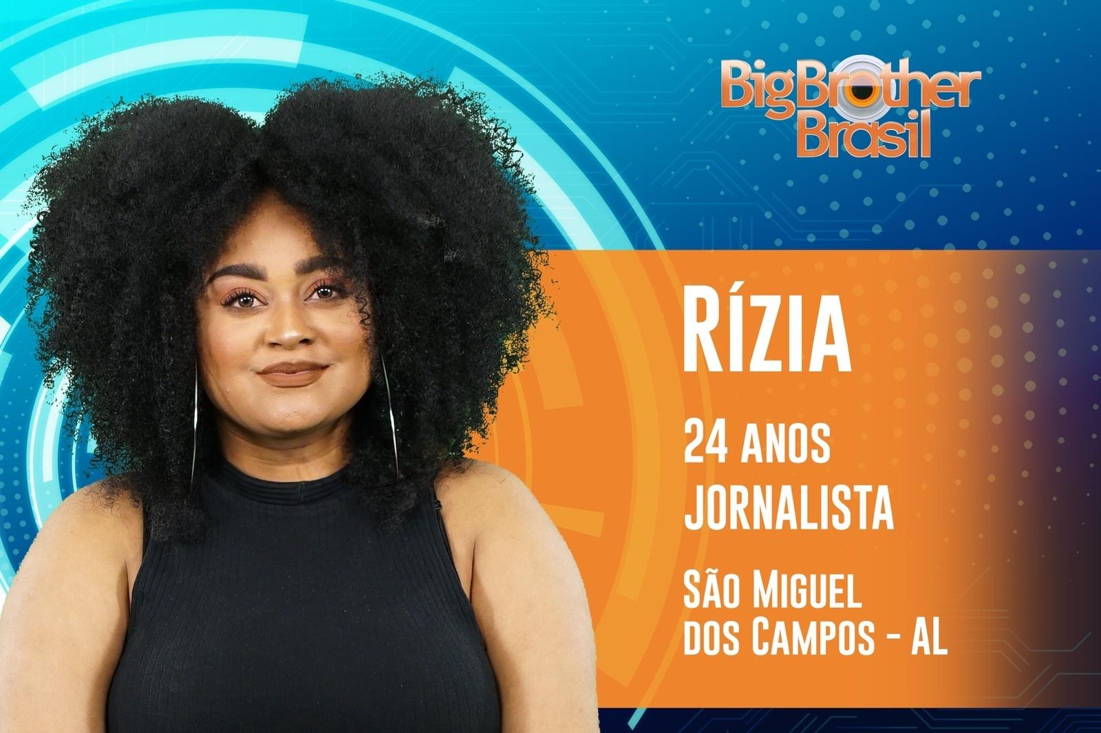 Rízia é décima quarta participante ?BBB19? - Reprodução/TvGlobo