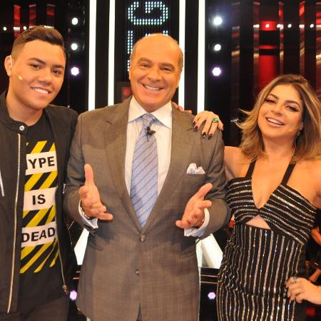 Felipe Araújo, Marcelo de Carvalho e Gkay - Divulgação/Rede TV! - Divulgação/Rede TV!