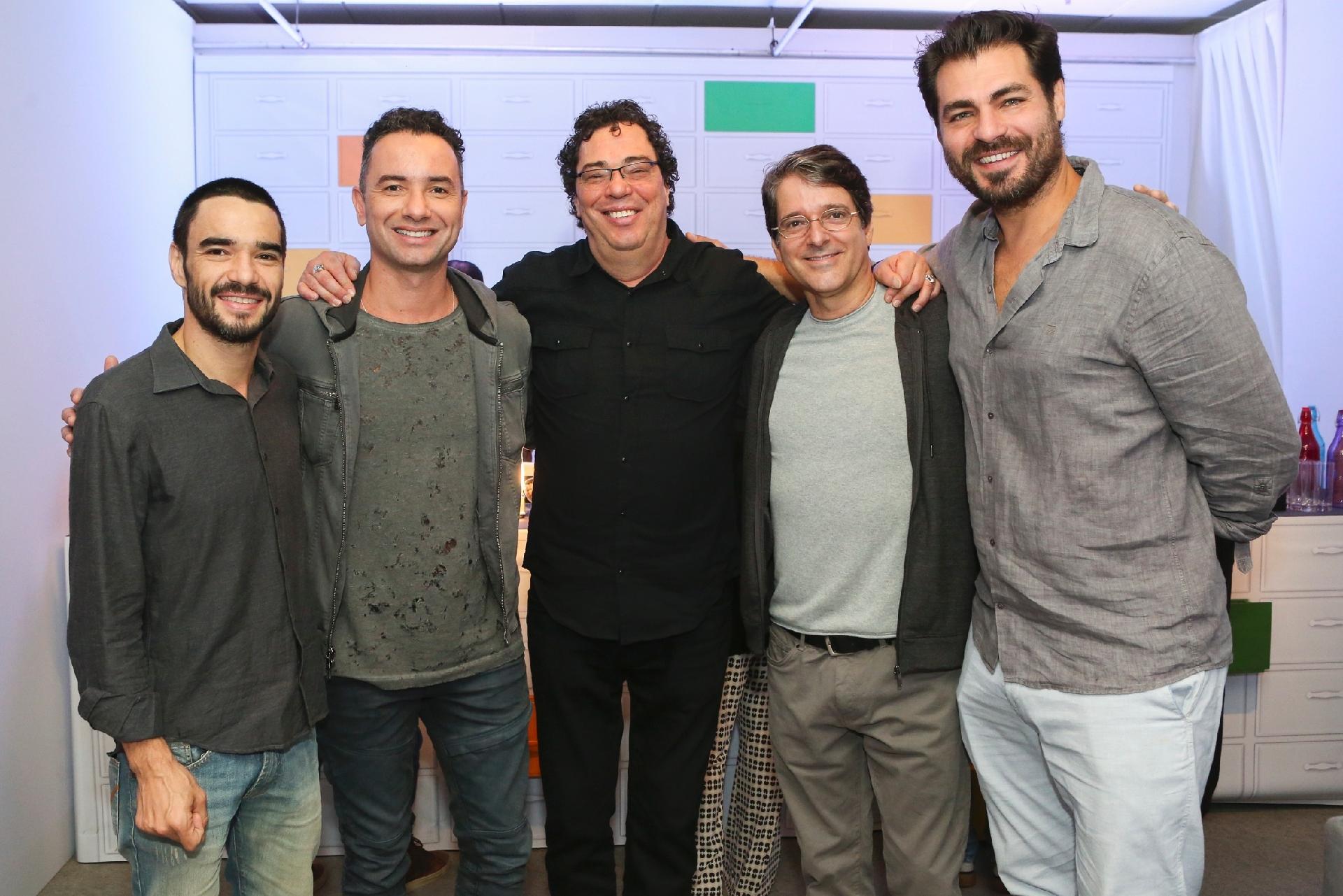 Caio Blat, Marco Luque, Casagrande, Antonio Fragoso e Thiago Lacerda - Globo/Reginaldo Teixeira