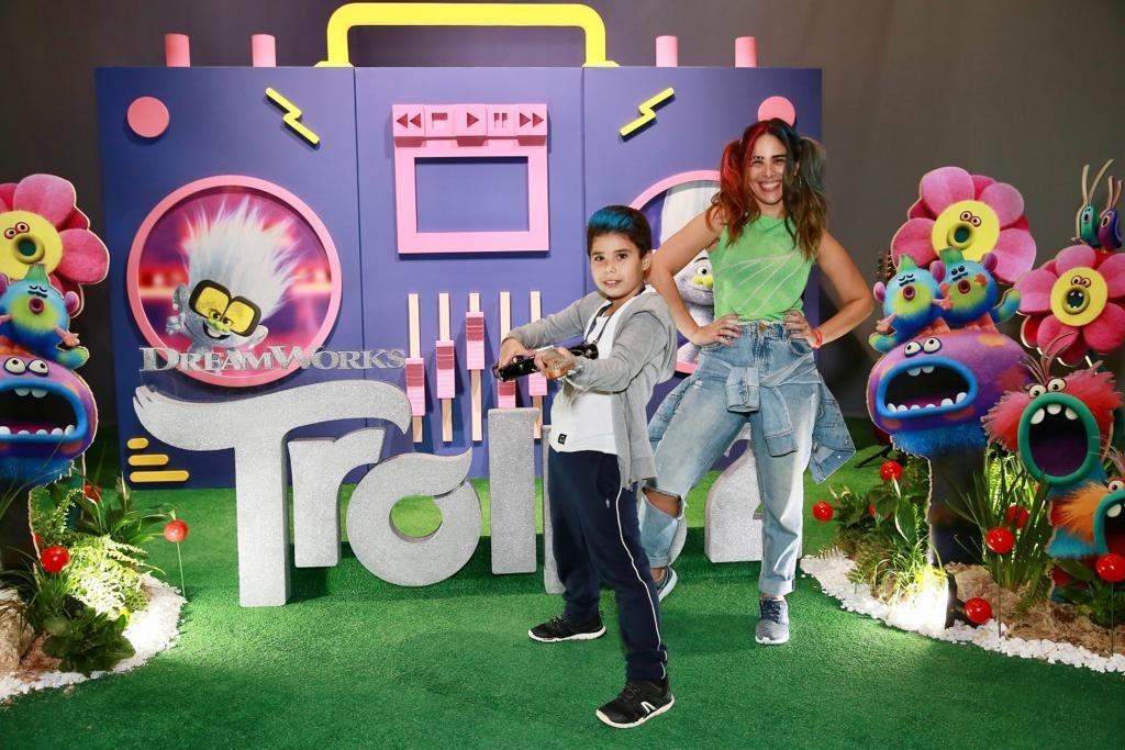 Wanessa Camargo e o filho José Marcus na CCXP 2019 - Iwi Onodera/UOL