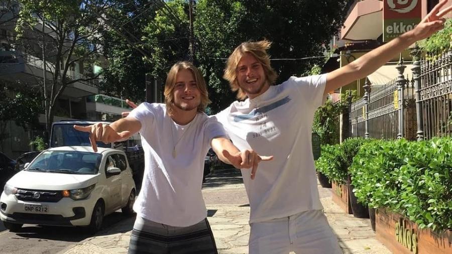 Os gêmeos Daniel e Tadeu Lenhardt antes da entrada de Daniel no BBB 20 - Reprodução/Instagram