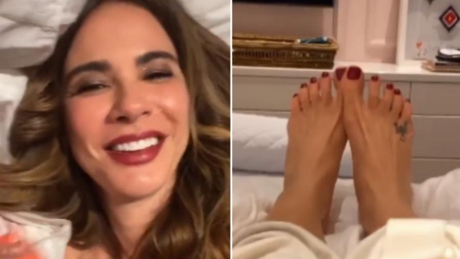 Luciana Gimenez mostra os pés nas redes sociais: "O povo tem fetiche em tudo" - Reprodução/Instagram