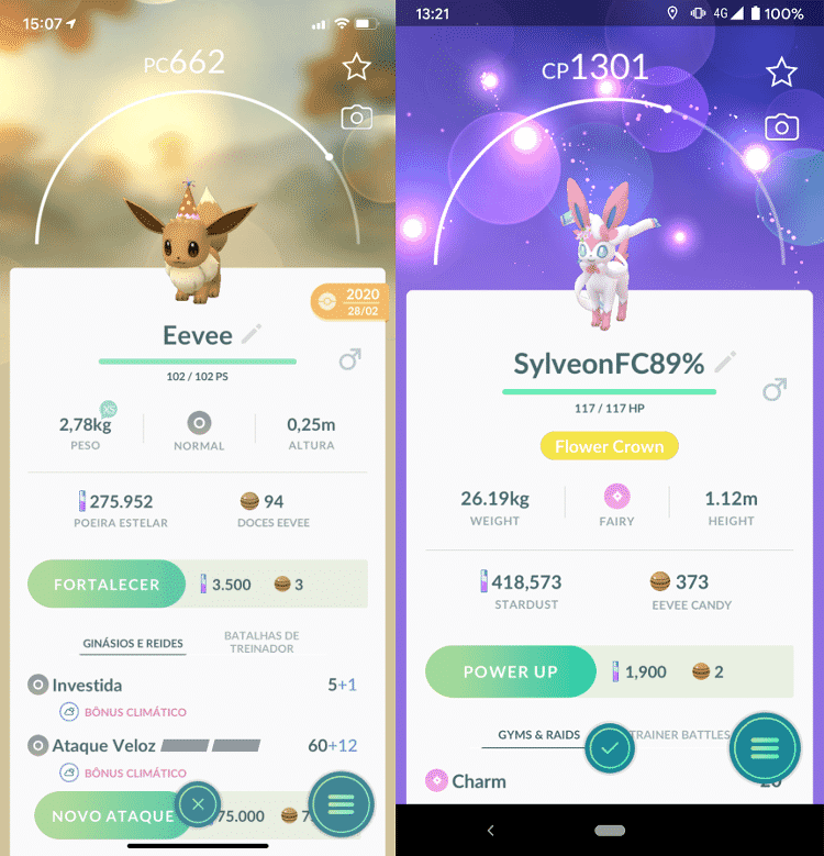 Pokémon GO Eeevee Sylveon - Montagem/AmandaSantos - Montagem/AmandaSantos