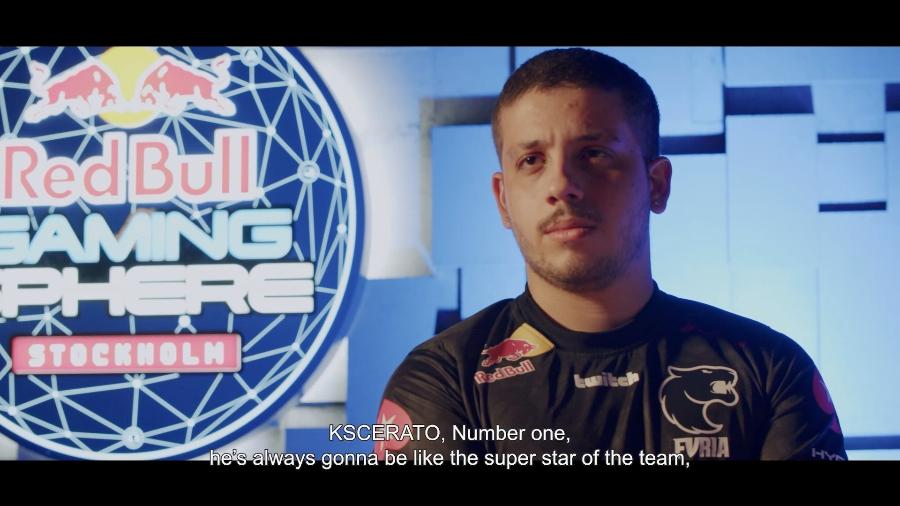 Kscerato, jogador de Counter-Strike Global Offensive, no documentário Furia: Road to Legends - Reprodução/Red Bull