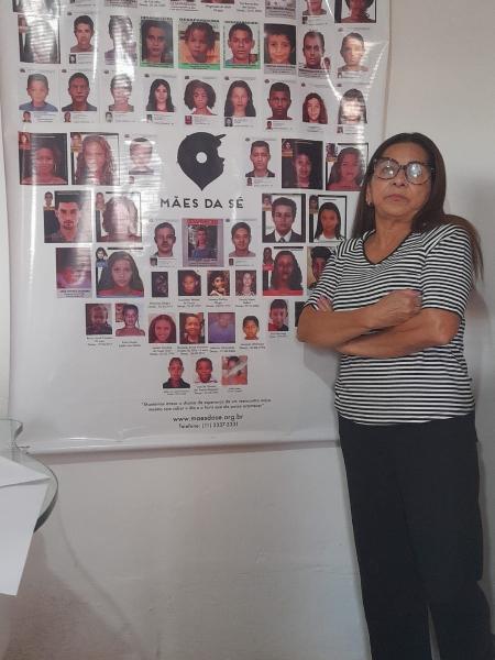 Após ter filha desaparecida, Ivanise Santos fundou a Associação Mães da Sé  - Arquivo pessoal 