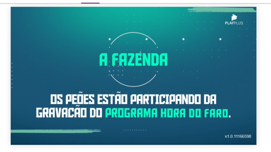 A Fazenda sai do ar no PlayPlus