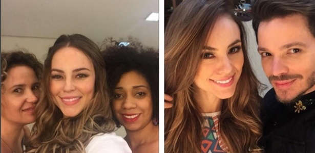 Paolla com os profissionais que mudaram seu visual - Reprodução/Instagram