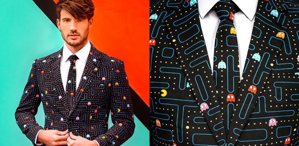 Terno de Pac-Man é só mais uma das estampas criativas da Oppo Suits - Divulgação
