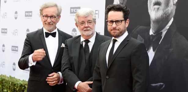 Steven Spielberg, George Lucas e J.J. Abrams - AFP - AFP