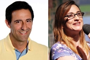 Carlos Mariano e Gisela Arantes, os peixes de "Glub Glub" atualmente - Montagem/UOL - Montagem/UOL