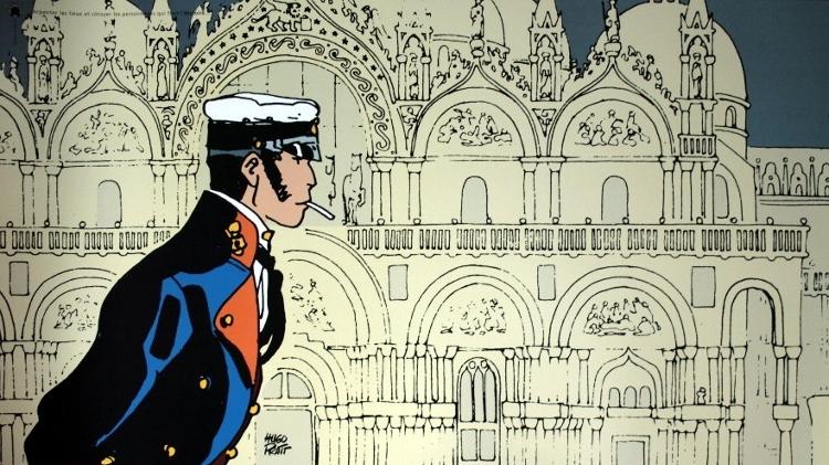 O personagem Corto Maltese, criação de Hugo Pratt - Reprodução - Reprodução