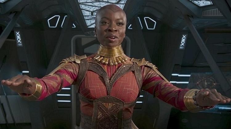 Danai Gurira, que dá vida à personagem Okoye - Reprodução - Reprodução