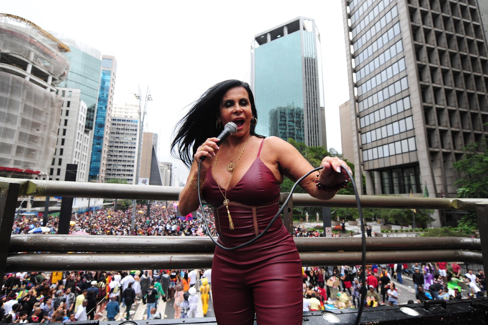 Gretchen dá show no último trio da 22ª Parada do Orgulho LGBTI+ de SP - Junior Lago/UOL