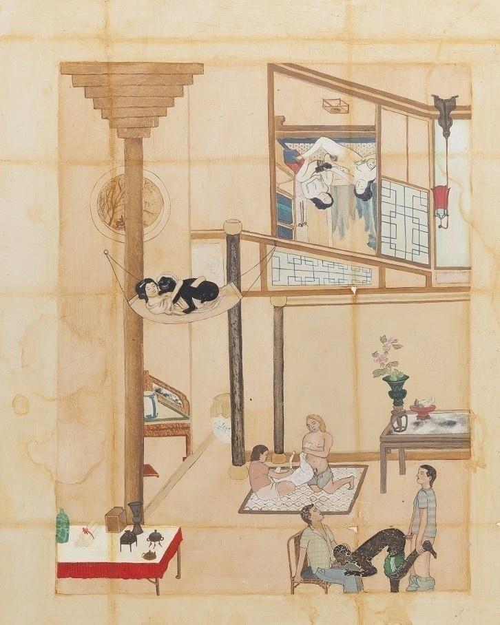 "Cena de Interior 2, 1994", da artista carioca Adriana Varejão - Eduardo Ortega/Divulgação