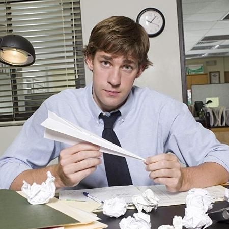 John Krasinski como o Jim, de "The Office" - Reprodução - Reprodução