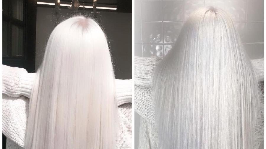 Cabelo branco nórdico - Hairlikeaboss/Reprodução Instagram