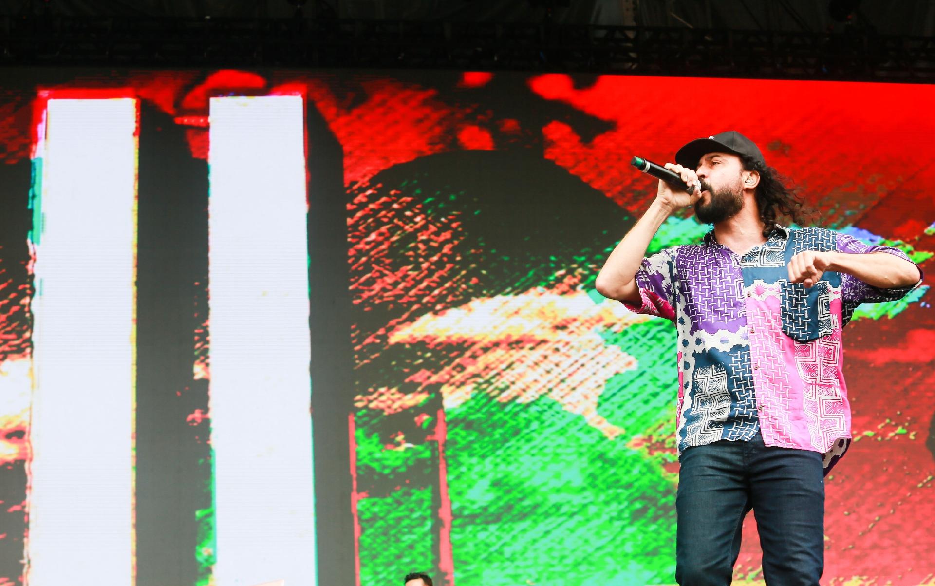 Gabriel, o Pensador, se apresenta no Lollapalooza 2019 - Iwi Onodera/UOL