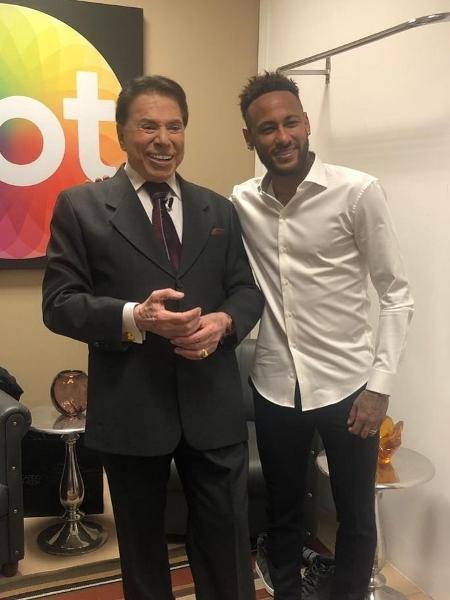 Silvio Santos e Neymar - Reprodução/Instagram/institutoneymarjr