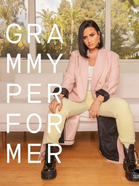 Demi Lovato anuncia que cantará no Grammy - reprodução/Instagram