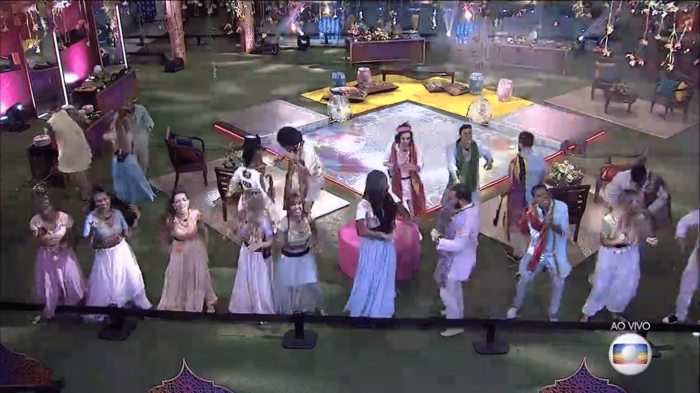 Festa das Cores no BBB 21 - Reprodução/TV Globo