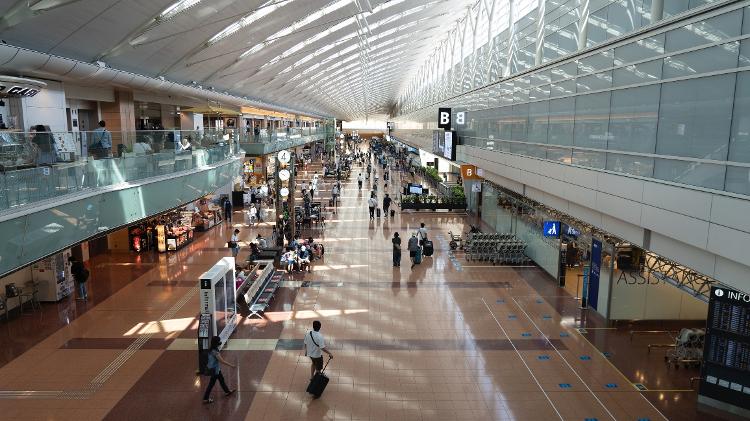 Aeroporto de Haneda, em Tóquio, no Japão, foi eleito o melhor do mundo - Stossi mammot/Getty Images - Stossi mammot/Getty Images