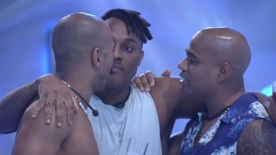 BBB 23: Fred Nicácio celebra top 3 masculino preto - Reprodução/Globoplay