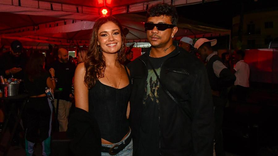 Sophie Charlotte e Xamã curtem festival de rap Mainstreet, na noite de sábado (23), no Rio - Romulo Guimaraes/CS Eventos